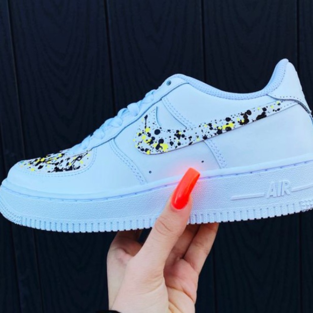 Paint Splatter Air Force 1’s